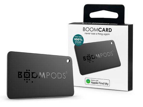 Boompods bluetooth tracker AirTag - Boompods Boomcard - fekete