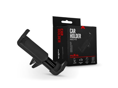 Maxlife szellőzőrácsba illeszthető autós tartó - Maxlife MXCH-10 Car Holder -   fekete