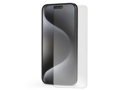 Apple iPhone 15 Pro Max üveg képernyővédő fólia - Tempered Glass Screen Pro Plus2.5D - 1 db/csomag - ECO csomagolás