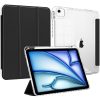 Apple iPad Air 13 (2024) tablet tok (SmartCase) on/off funkcióval, Apple Pencil tartóval - Tech-Protect Hybrid - fekete/átlátszó (ECO csomagolás)