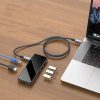 Tech-Protect USB Type-C - USB Type-C adat- és töltőkábel - Tech-Protect         Ultraboost USB 4.0 / 8K / 40 Gbps / PD240 Cable - 240W - szürke