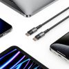 Tech-Protect USB Type-C - USB Type-C adat- és töltőkábel 2 m-es vezetékkel -    Tech-Protect Ultraboost PD100 Cable - 100W - fekete