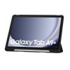 Samsung X210/X215/X216 Galaxy Tab A9+ 11.0 tablet tok (Smart Case) on/off       funkcióval, Pencil tartóval - Tech-Protect - fekete (ECO csomagolás)