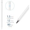 Tech-Protect Active Stylus Pen aktív toll rajzoláshoz, jegyzeteléshez,          Android/iOS/Windows 10 készülékhez - fehér