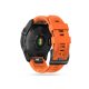 Garmin Fenix 5 / 6 / 6 Pro / 7 szilikon sport óraszíj - Tech-Protect IconBand - narancs