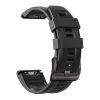 Garmin Fenix 5 / 6 / 6 Pro / 7 szilikon sport óraszíj - Tech-Protect IconBand - fekete