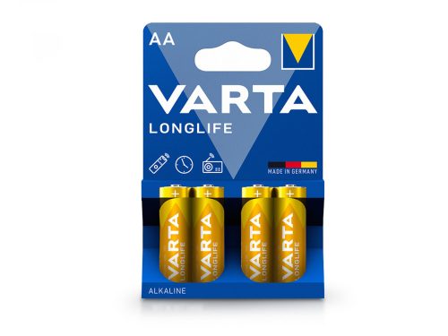 VARTA Longlife Alkaline AA ceruza elem - 4 db/csomag