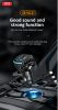 XO Bluetooth FM-transmitter / szivargyújtó töltő - USB + Type-C + MP3/FLAC/APE +Pendrive/TF-kártyaolvasó - XO BCC07 3in1 Car Charger - fekete