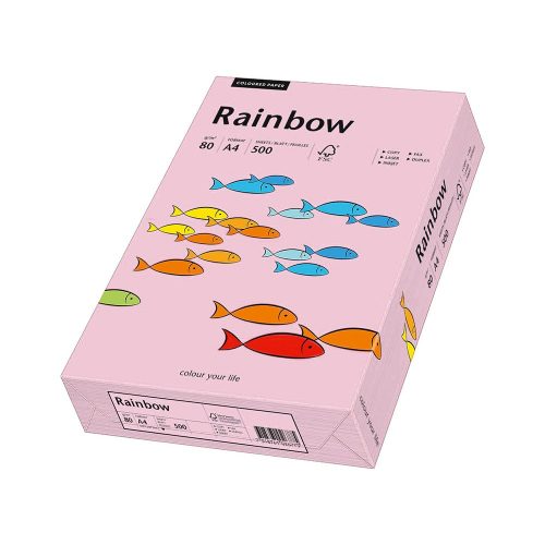 Másolópapír, színes, A4, 80g. Rainbow® 500ív/csomag, 54 halványrózsaszín