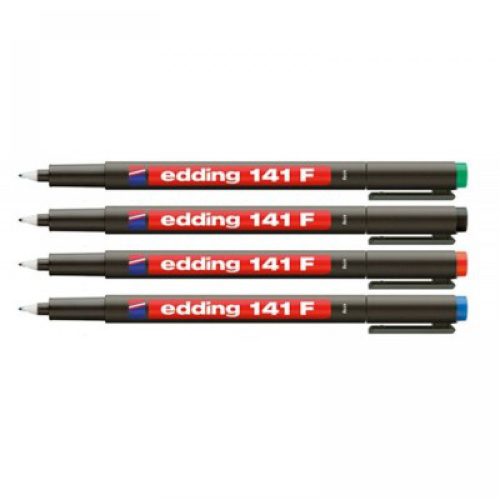 Alkoholos marker 0,6mm, 141F OHP Edding fekete