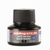 Tinta utántöltő táblamarkerhez 25ml, Edding BTK25 fekete 