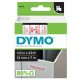 Feliratozógép szalag Dymo Letratag Dymo D1 S0720550/45015 12mmx7m, ORIGINAL, piros/fehér 