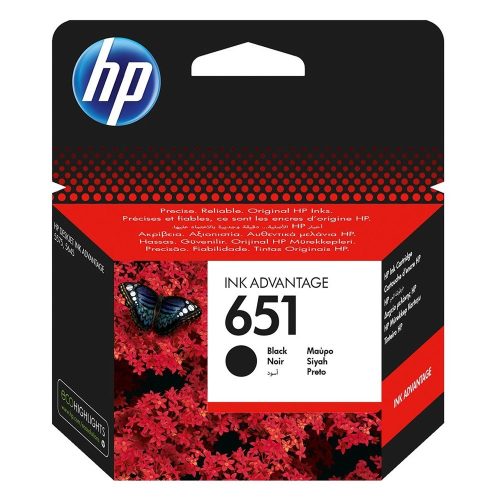 Hp 651/C2P10AE tintapatron black ORIGINAL