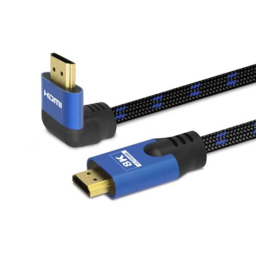 Savio CL-148 v2.1 nagysebességű HDMI kábel 3 m , 8K , derékszögű