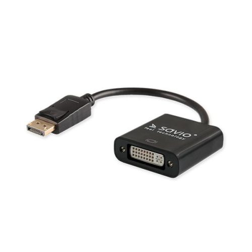 Savio CL-91 Displayport (apa) – DVI (anya) adapter