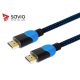 Savio GCL-02 HDMI kábel 1.8m, kék (Play Station)