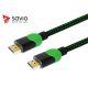 Savio GCL-03 HDMI kábel 1.8 m, zöld (XBOX)