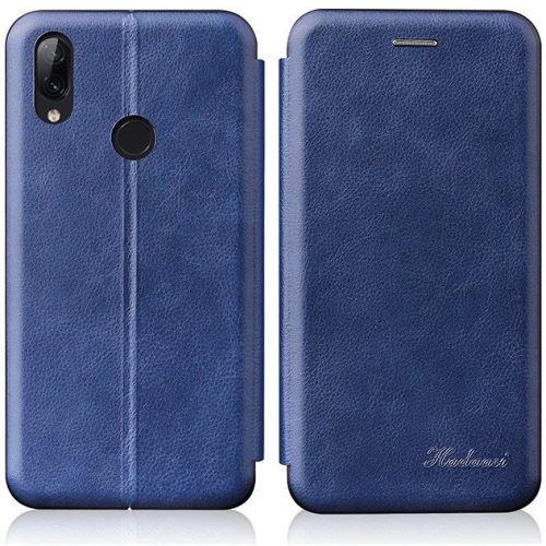 Xiaomi Redmi Note 8, Oldalra nyíló tok, stand, Wooze Protect And Dress Book, kék