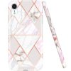 Samsung Galaxy A31 SM-A315F, Szilikon tok, sokszöges márvány minta, Wooze Geometric Marble, színes/fehér