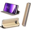 Samsung Galaxy A13 5G / A04s SM-A136U / A047F, Oldalra nyíló tok, stand, Forcell Elegance, arany