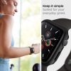 Apple Watch 7 (45mm), Műanyag védőkeret, szíj nélkül, Spigen Thin Fit, átlátszó