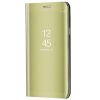 Samsung Galaxy M53 5G SM-M536B, Oldalra nyíló tok, hívás mutatóval, Smart View Cover, arany (utángyártott)