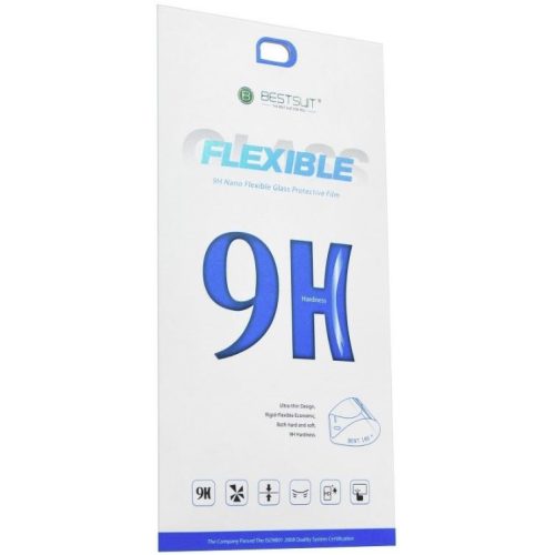 Apple iPhone 14 Pro, Kijelzővédő fólia, ütésálló fólia, Tempered Glass (edzett üveg), Nano Flexi Glass, Clear