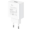 Hálózati töltő adapter, 40W, USB aljzat, gyorstöltés, Huawei CP84, fehér, gyári