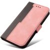 Samsung Galaxy A12 / A12 Nacho / M12 SM-A125F / A127F / M127F, Oldalra nyíló tok, stand, kártyatartóval, kézpánttal, Wooze Colour Wallet, rózsaszín