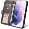 Samsung Galaxy A13 4G SM-A135F / A137F, Oldalra nyíló tok, stand, kártyatartóval, kézpánttal, Wooze Colour Wallet, szürke