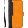 Xiaomi Redmi Note 11 Pro / Note 11 Pro 5G / Note 11E Pro / Note 12 Pro 4G, Oldalra nyíló tok, stand, kártyatartóval, kézpánttal, Wooze Colour Wallet, narancssárga