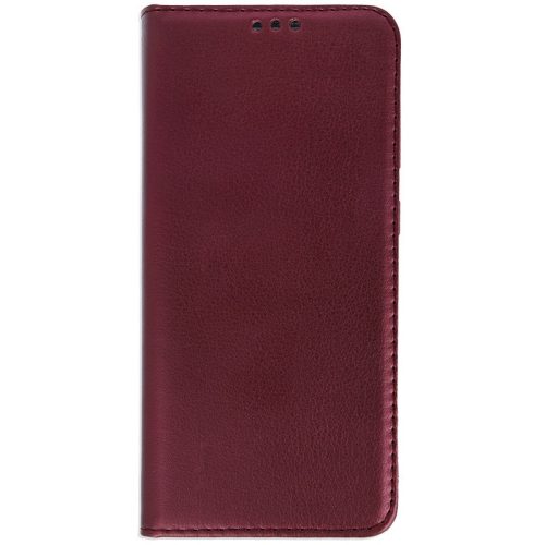 Samsung Galaxy A14 4G / A14 5G SM-A145F / A146B, Oldalra nyíló tok, stand, Magnet Book, bordó