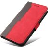 Xiaomi Redmi 12C, Oldalra nyíló tok, stand, kártyatartóval, kézpánttal, Wooze Colour Wallet, piros