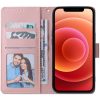 Xiaomi Redmi Note 12 Pro 5G / Poco X5 Pro 5G, Oldalra nyíló tok, stand, mágnes csattal, virág minta, TP Wallett Blossom Flower, fehér/színes