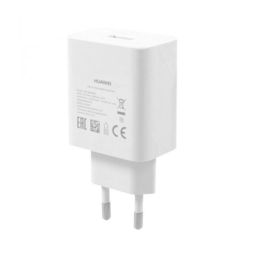 Hálózati töltő adapter, 5V / 1000mA, USB aljzat, Huawei, fehér, gyári