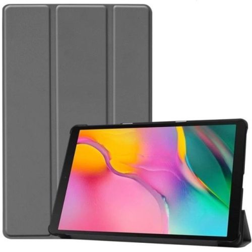 Samsung Galaxy Tab S6 Lite 10.4 (2020 / 2022 / 2024) SM-P610 / P615 / P613 / P619 / P620 / P625, mappa tok, Trifold, szürke