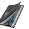 Samsung Galaxy Tab S6 Lite 10.4 (2020 / 2022 / 2024) SM-P610 / P615 / P613 / P619 / P620 / P625, mappa tok, Trifold, S Pen tartóval, Dux Ducis Domo, fekete