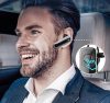 Bluetooth fülhallgató, v5.0, Multipoint, mikrofon, funkció gomb, hangerő szabályzó, New Bee NB-12, fekete