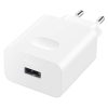 Hálózati töltő adapter, 22.5W, USB aljzat, USB Type-C kábellel, gyorstöltés, Huawei, fehér, gyári