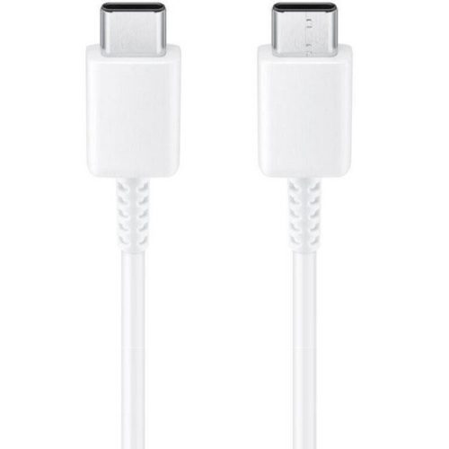 USB Type-C töltő- és adatkábel, USB Type-C, 180 cm, 3000 mA, gyorstöltés, Samsung, fehér, gyári