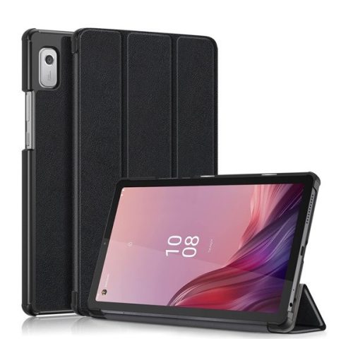 Lenovo Tab M9 (9.0) TB-310, mappa tok, Trifold, fekete