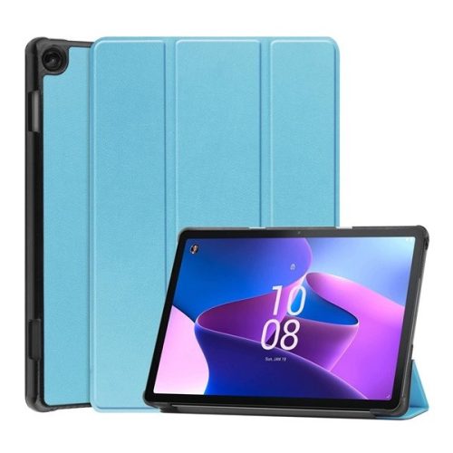 Lenovo Tab M10 (10.1) (3. generáció) TB-328, mappa tok, Trifold, világoskék