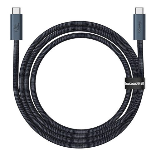 USB Type-C töltő- és adatkábel, USB Type-C, 100 cm, 240W, gyorstöltés, PD, QC, Baseus Flash Series 2, P10311803111-00, fekete