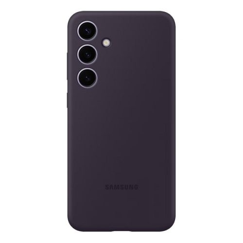 Samsung Galaxy S24 Plus SM-S926, Szilikon tok, sötétlila, gyári