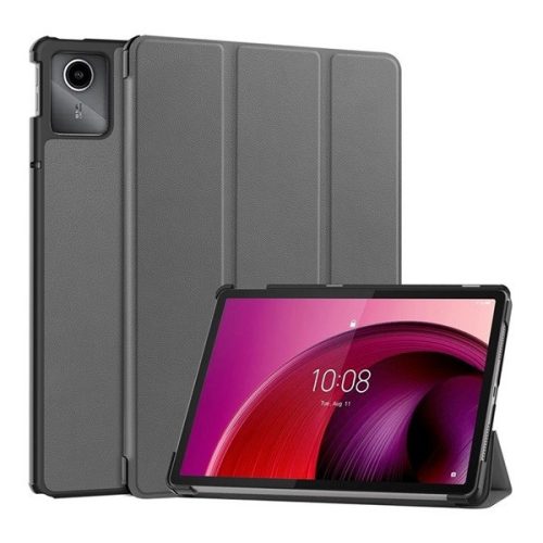 Lenovo Tab M11 (11.0) TB-330, mappa tok, Trifold, sötétszürke