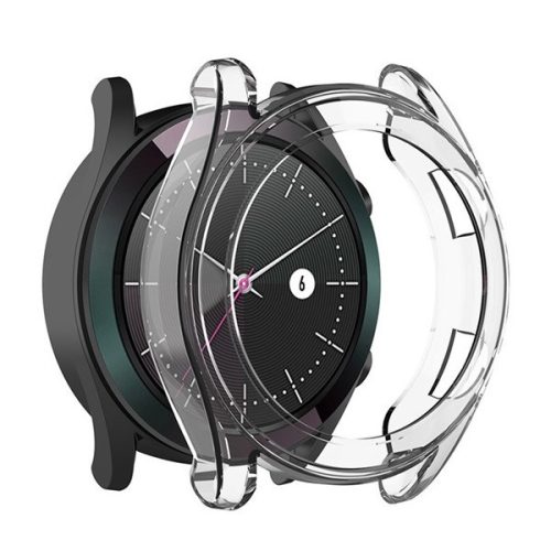 Huawei Watch GT2 (46 mm), Szilikon védőkeret, szíj nélkül, átlátszó