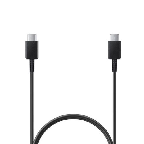 USB Type-C töltő- és adatkábel, USB Type-C, 100 cm, gyorstöltés, Samsung, fekete, gyári,