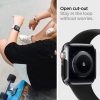 Apple Watch 4-6, SE (44mm), Műanyag védőkeret, szíj nélkül, Spigen Thin Fit, fekete