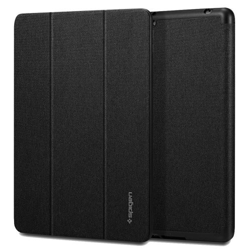 Apple iPad 10.2 (2019 / 2020 / 2021), mappa tok, Smart Case, Spigen Urban Fit, fekete