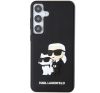 Karl Lagerfeld 3D Rubber Karl&Choupette Samsung Galaxy S24+ tok, fekete